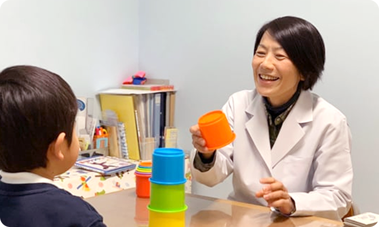 小児専門の言語聴覚士がご相談に応じます。